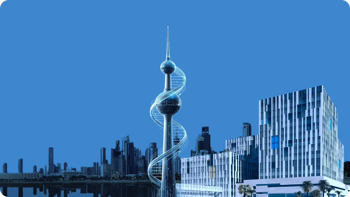 Kuwait Skyline Background